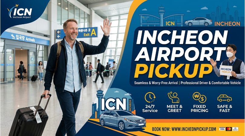 Private driver in Seoul Our professional driver will meet you right at Incheon Airport arrivals with a personalized sign